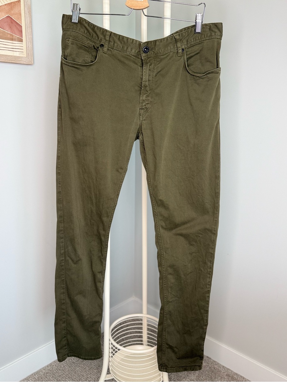 Zara Olive Green Chinos